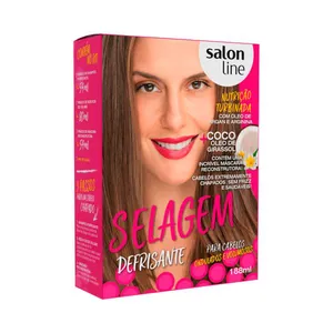 Selagem Defrisante Salon Line 188ml Ondulados Volumosos