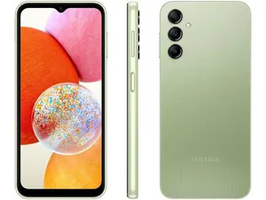 Smartphone Samsung Galaxy A14 64GB Verde Lima 5G Octa-Core 4GB RAM 6,6" Câm. Tripla + Selfie 13MP Dual Chip