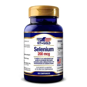 Selênio 200mcg Vitgold 100 comprimidos
