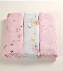 Cueiro Estampado com 3 Peças - 1091 Sereia