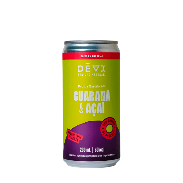 Refrigerante de Guaraná e Açaí Devi -269ml