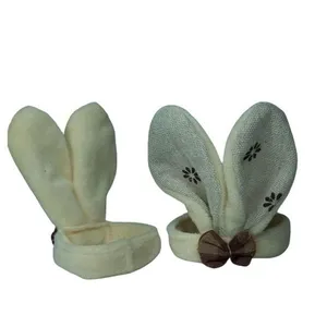 Conjunto 2 Peças Porta Guardanapo Tiara De Coelho 8X5X5Cm