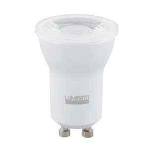 Lâmpada LED Mini Dicroica MR11 GU10 4W Bivolt Luminatti Lâmpada de LED Mini Dicroica MR11 4W GU10 250 Lúmens Luz Amarela