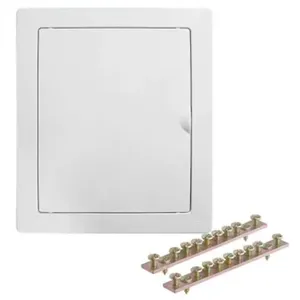 Quadro Distribuição Com Barramento Fame 12/16 Disjuntores Branco (MP)
