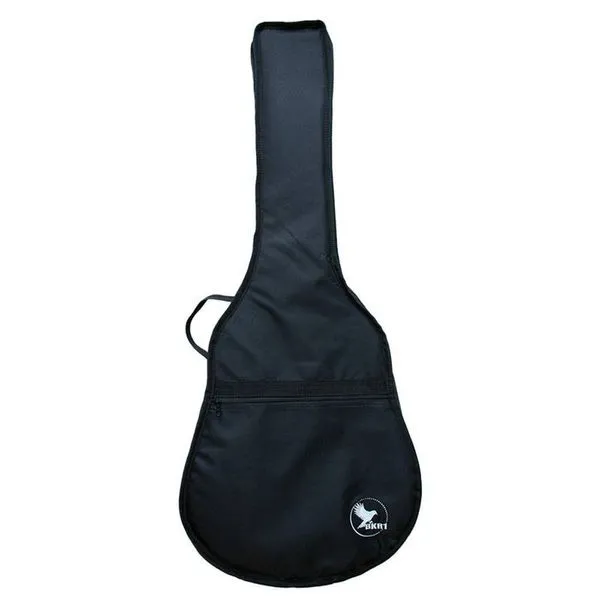 Capa para Violão Folk Luxo Compacto Bkr cm em Nylon 600 Isotérmica 1,3mm com Alças e Bolso Preto Capa para Violão Folk Luxo Compacto Bkr cm em Nylon 600 Acolchoada com Alças e Bolso Preto