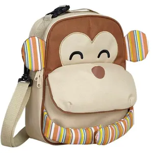 Mochila de Passeio - Macaquinho Marrom - KaBaby