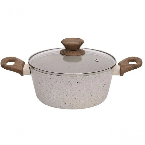 Caçarola Marmol Cook Alumínio Fundo Induç 20 Cm Mimo Style