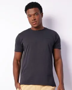 Camiseta Masculina Gangster Algodão Manga Curta Preta GG