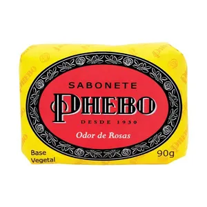 Sabonete de Glicerina Phebo Tradicional Odor de Rosas 90g