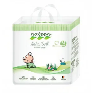 Fralda Short Infantil Nateen M 22 Unidades