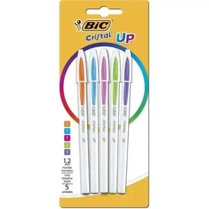 Caneta Esferográfica Cristal Up Bic 5 Cores CANETA ESFEROGRAFICA CRISTAL UP BIC 5COR