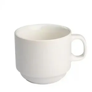 Kit 06 Xicaras De Cha Sem Pires Empilhavel 200ml Porcelart