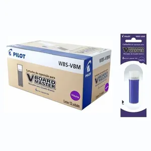 Refil para Marcador de Quadro Branco Pilot V-Board Master Escrita Suave Recarga Fácil Caixa 12 Unidades Violeta Caixa 12 Unidades Refil Marcador V-board Master (quadro Branco) Pilot Violeta