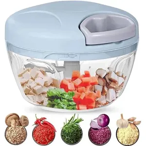 Triturador e Misturador Manual de Alimentos Lovfe 500ml Cinza KS048 E-BI
