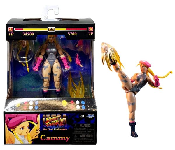 Cammy - Player 2 - Ultra Street Fighter II - Boneco Articulado - Jada
