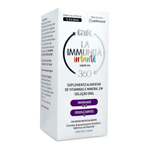 La Immunità Infantil Tak 360 Uva Solução Oral 150ml