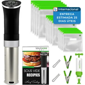 Kit de Cozimento Sousvide 15 Sacos de Vácuo Transparente A-MBI