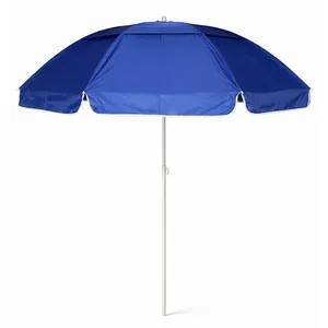 Guarda-sol Com Proteção Uv Ferro 100% Algodão Oxford Azul 2,10x105x2,32cm LM3903 - honeyhome