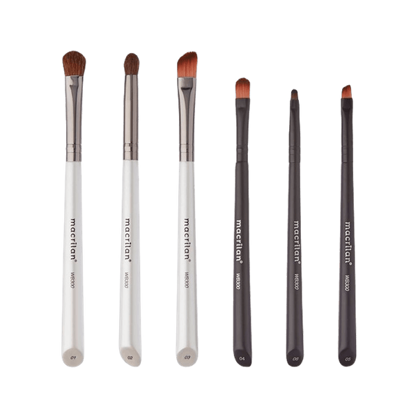 Kit Macrilan - Kit Pincel Profissional para Olhos com 6 peças
