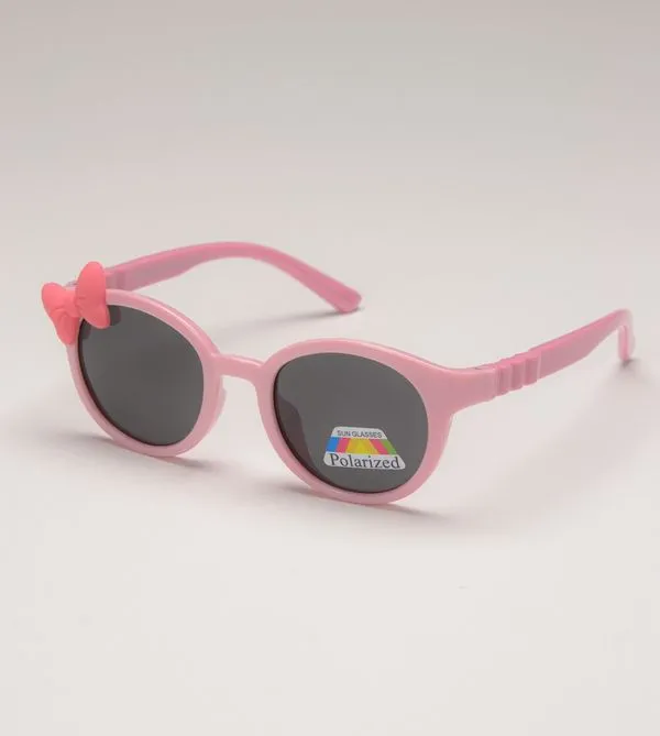 Óculos de Sol Infantil com Lacinho Rosa