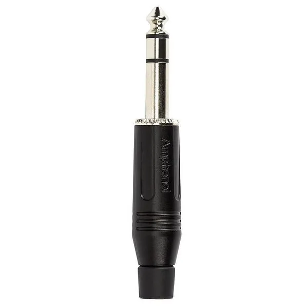 PLUG P10 ESTERIO, BLACK ACPM-GB - AMPHENOL Estereo