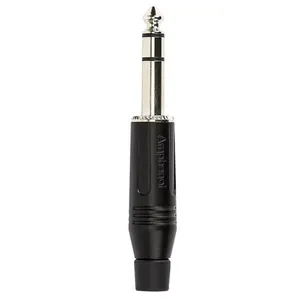 PLUG P10 ESTERIO, BLACK ACPM-GB - AMPHENOL Estereo