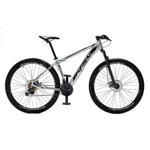 Bicicleta Aro 29 Krw Alumínio Shimano - Freio a Disco Suspensão Mountain Bike S4 - Câmbio Shimano - 24 Velocidades - Adulto