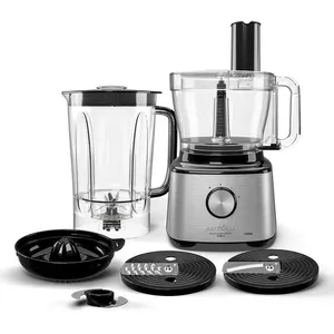 Multiprocessador Britânia BMP2000 5 em 1 com 2 Velocidades 1300W Preto Multiprocessador Britânia Multifunções 5 Em 1 1300W BMP2000 110V