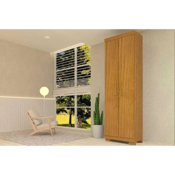 Armário Sapateira Casal Iris C- 2 Portas C- Chave Cinamomo - Acp