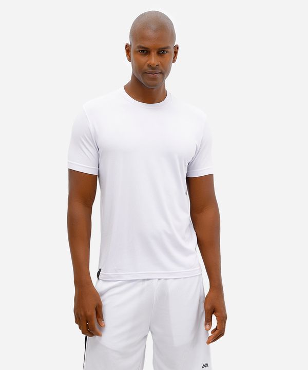 camiseta esportiva masculina de viscose branca P