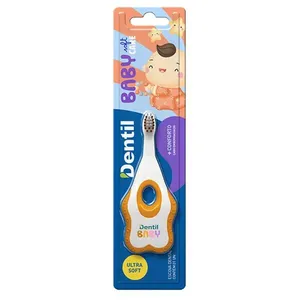 Escova De Dente Baby Soft Care Dentil Macia Cabo Emborrachado