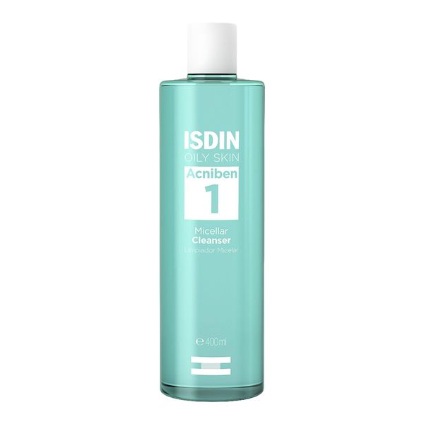 Água Micelar Isdin Acniben Micellar Cleanser Pele Oleosa 400ml