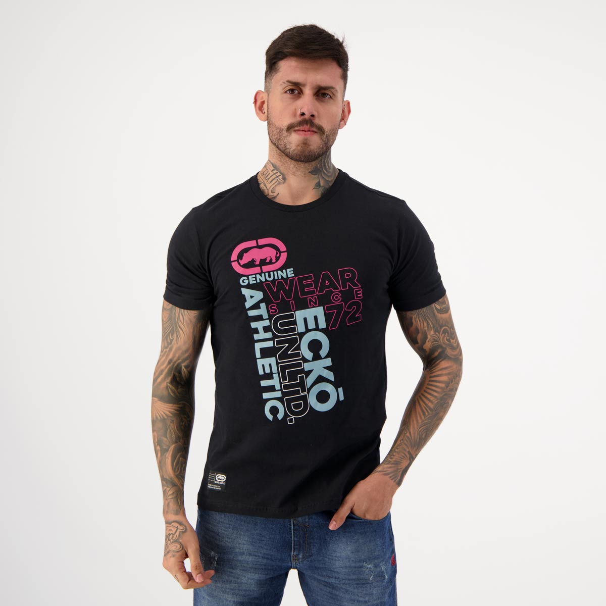 Camiseta Ecko Athletic Preta