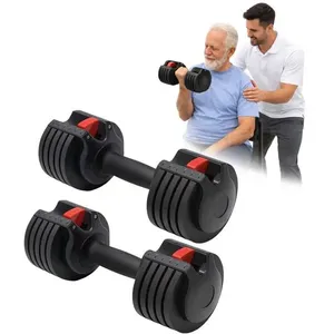 Par Halter Ajustável Fisioterapia Reabilitação Musculação Preto