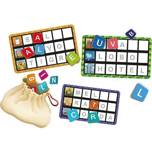 Jogo Educativo Super Bingo Letras e Palavras para Alfabetização Brincadeira de Criança Jogo Educativo Super Bingo Letras e Palavras Brincadeira de Criança