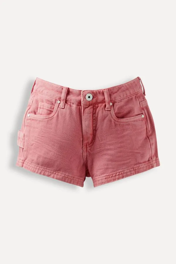 Short Menina Sarja Carpinteiro Rosa Pink - 16