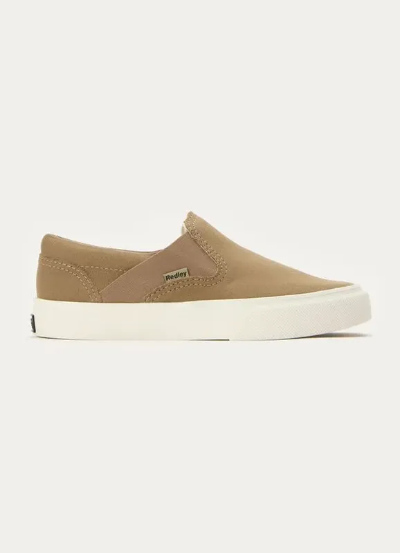 Tênis redley slip on caqui 44