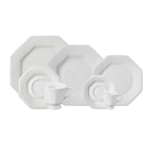 Jogo De Jantar 42 Peças Chá Café Prisma Porcelana Schmidt