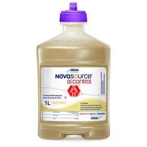 Nutrição Enteral Novasource Gi Nestlé Baunilha Sistema Fechado 1l