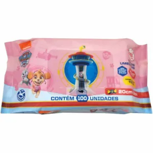 Toalha Umedecida Topz Rn Patrulha Canina 100 unidades