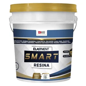 Smart Resina Primer Multiuso Elastment 18L Drylevis Smart Resina Multiuso Elastment Preto 18l Rodapé e Pared Interna