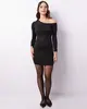 Vestido Feminino Curto Manga Longa Suplex Preto P