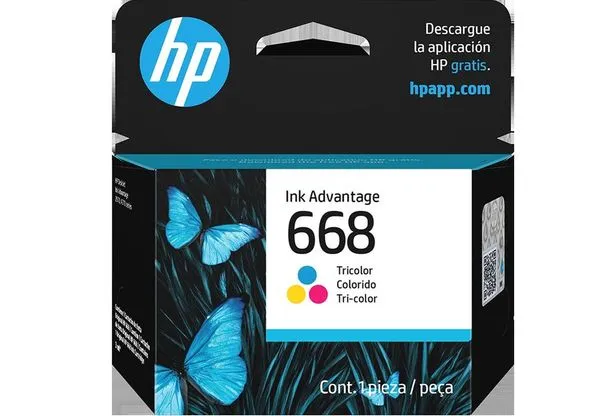 Cartucho Hp 668 (7fp36vl) Colorido - 3ml