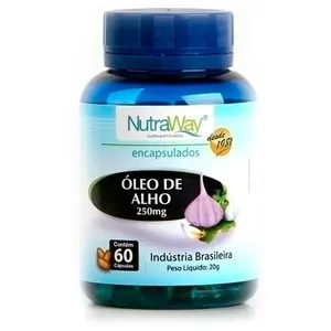 Óleo de Alho Nutraway 60 cápsulas