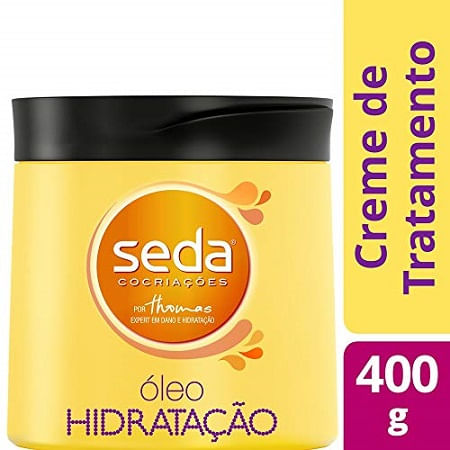 Creme De Tratamento Seda Óleo Hidratação Com 400G