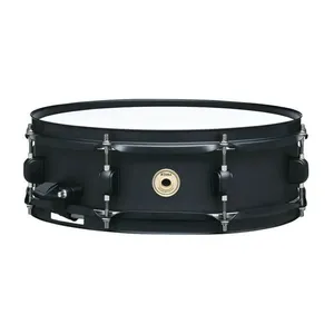 Caixa para Bateria Tama Metalworks BST134BK Aço Tom Brilhante Preto Fosco Tama Drums Caixa para Bateria Metalworks BST134BK Aço Preto Fosco Tama Drums