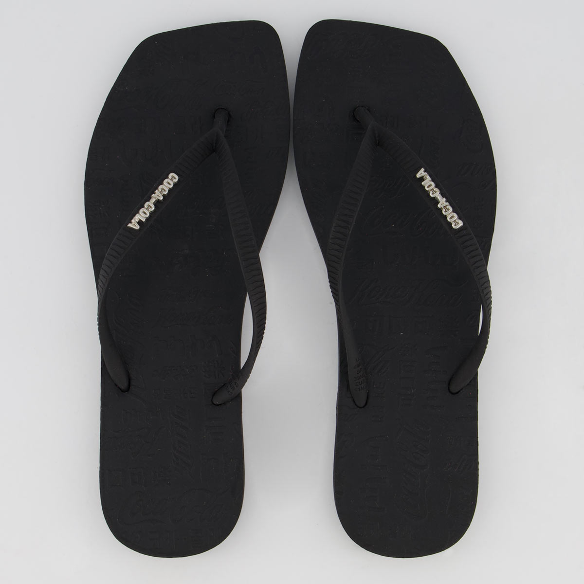 Chinelo Coca Cola Square II Feminino Preto