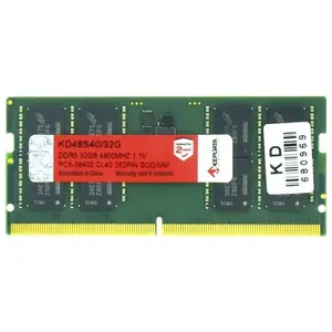 Memória RAM para Notebook Keepdata DDR5 32GB 4800MHz KD48S40-32G Desempenho Supremo Memória RAM Notebook Keepdata DDR5 32GB 4800MHz KD48S40-32G