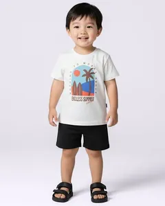 Camiseta Bebê Manga Curta Estampa Gamer Off White 3