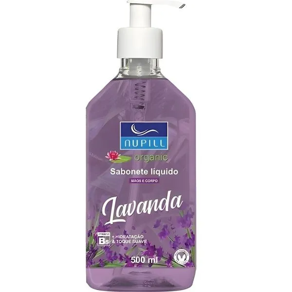 Sabonete Líquido Nupill Organic Lavanda 500ml